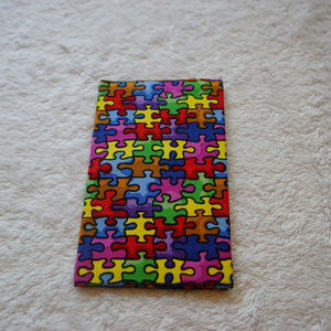 Autism Puzzle Piece Clutch